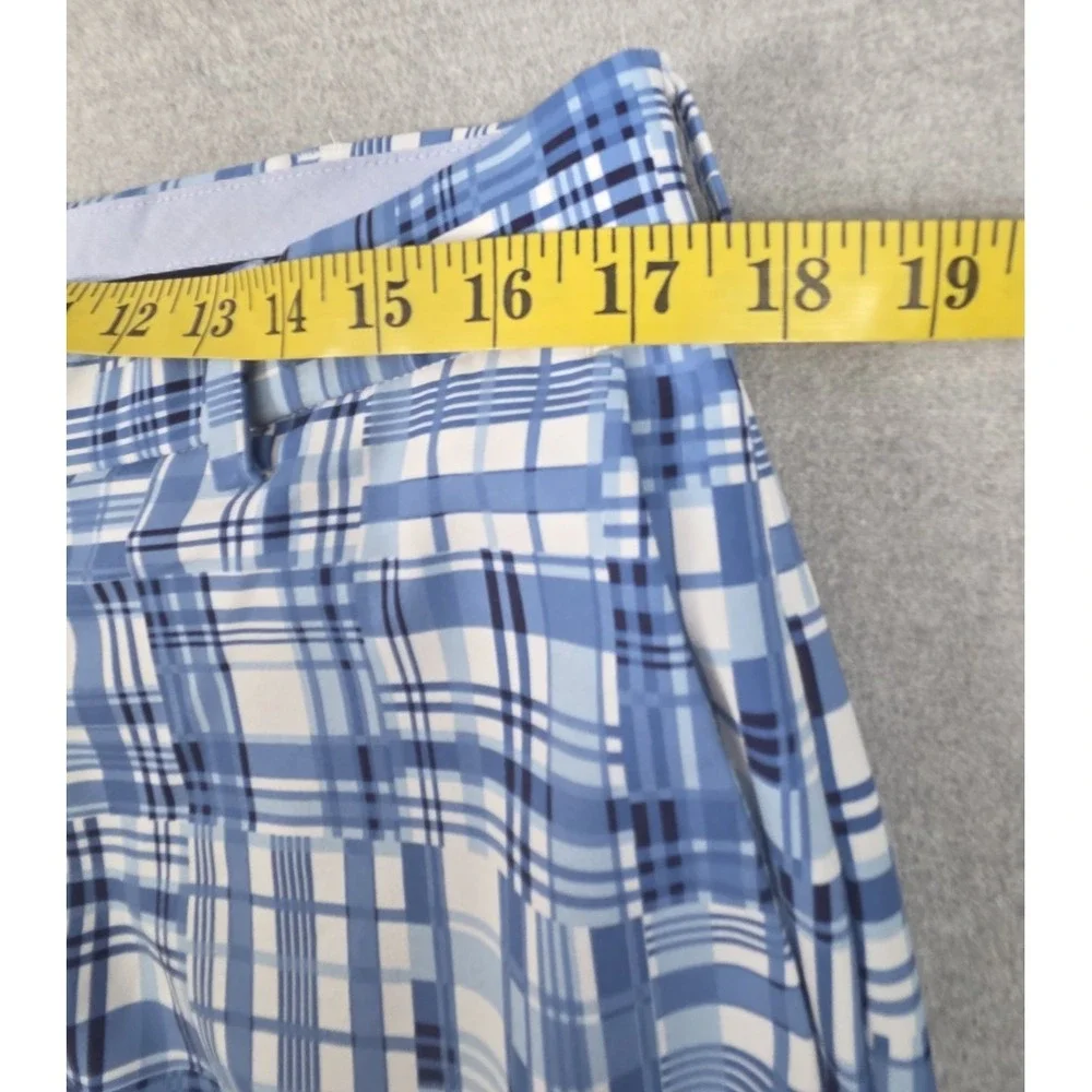 Peter Millar‎ Crown Crafted Performance Golf Shorts Mens 34 Blue Patchwork Print